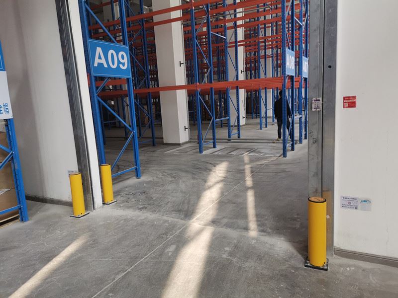 Test di dissuasori di sicurezza in plastica