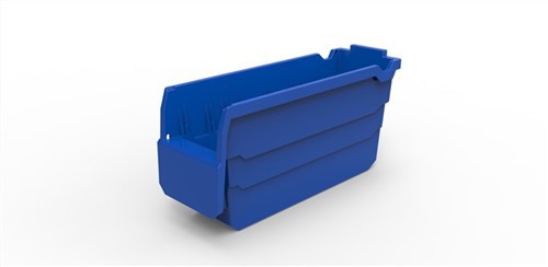 Scaffali impilabili in plastica